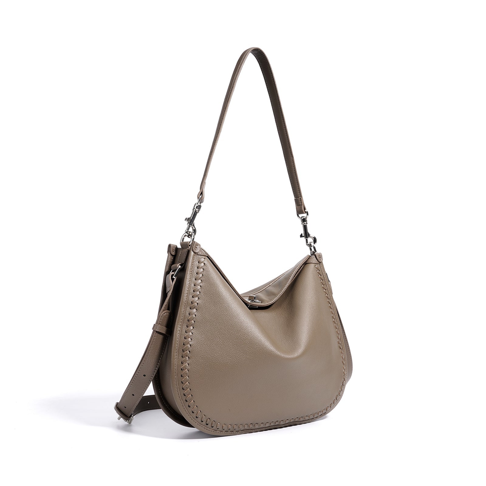 Luxury Structured Leather Work Tote - VVISN