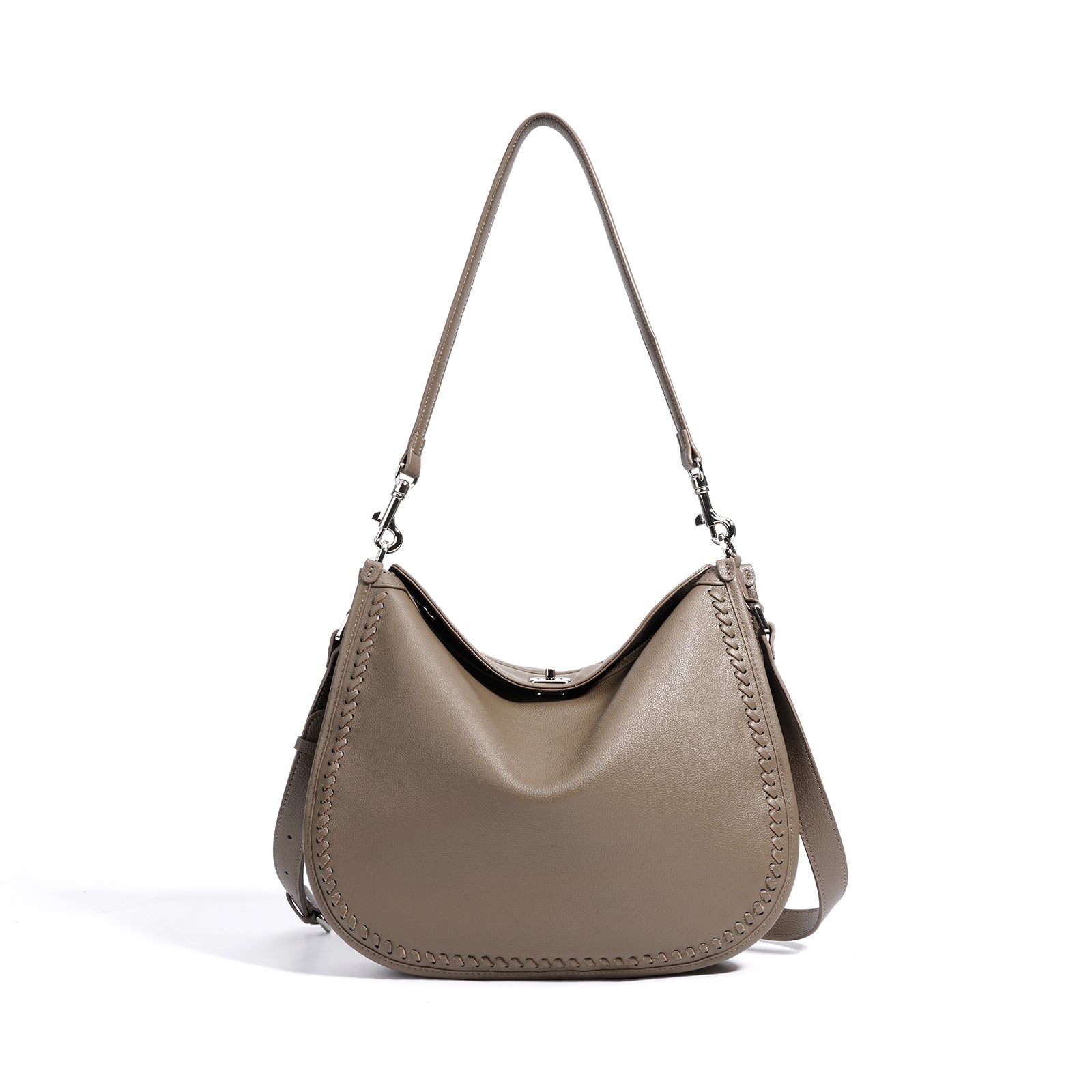 Luxury Structured Leather Work Tote - VVISN