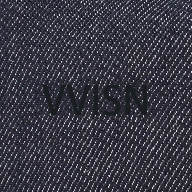 Medium Cat Embroidered Denim Clutch Bag - VVISN