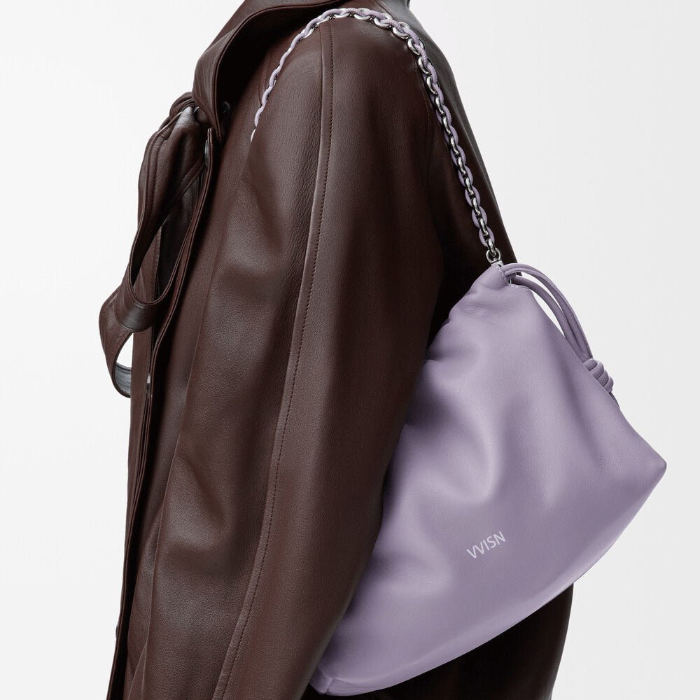 Medium Flamenco Ruched Nappa Purse - VVISN