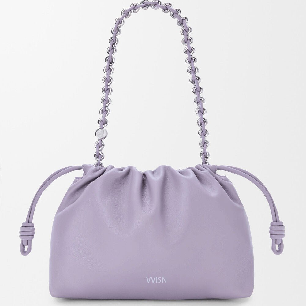 Medium Flamenco Ruched Nappa Purse - VVISN