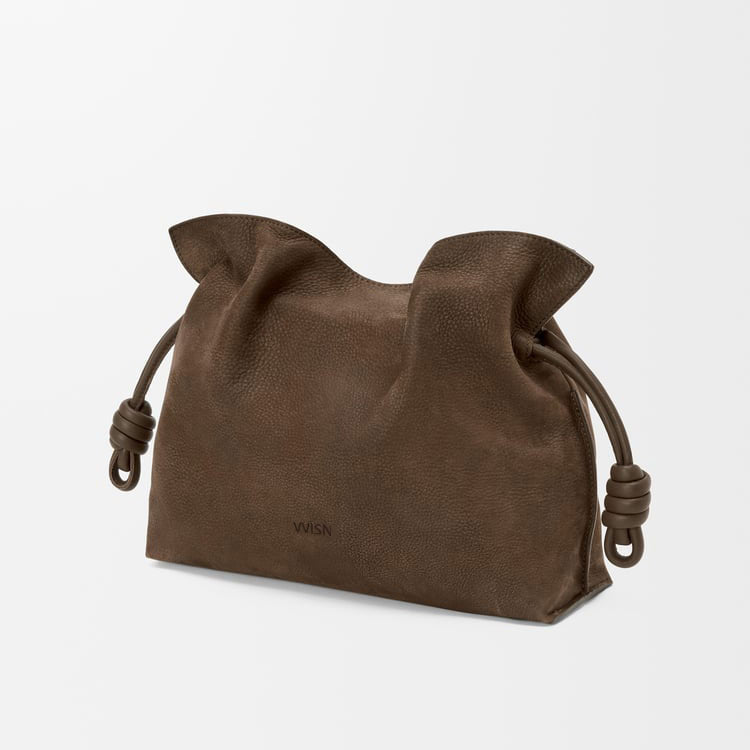 Medium Grained Nubuck Flamenco Clutch - VVISN