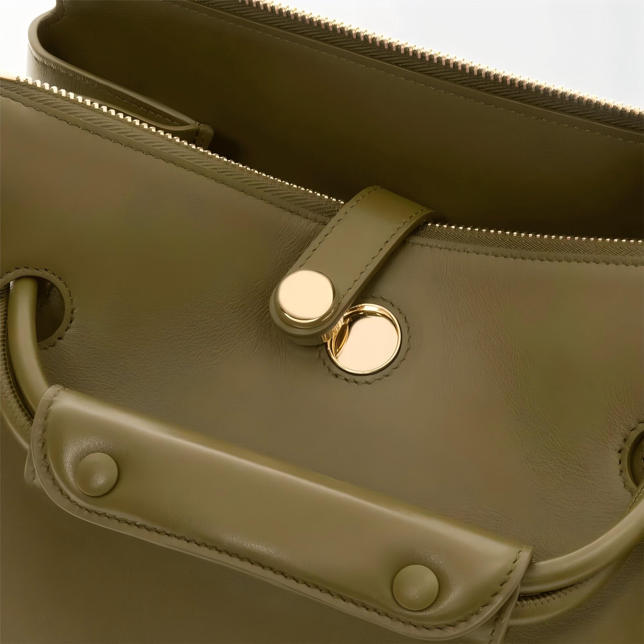 Medium Madrid Supple Calfskin Bag Olive - VVISN