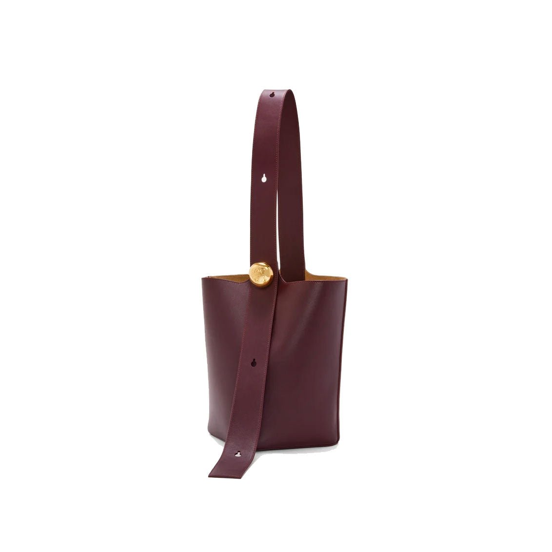 Medium Pebble bucket in smooth calfskin - VVISN