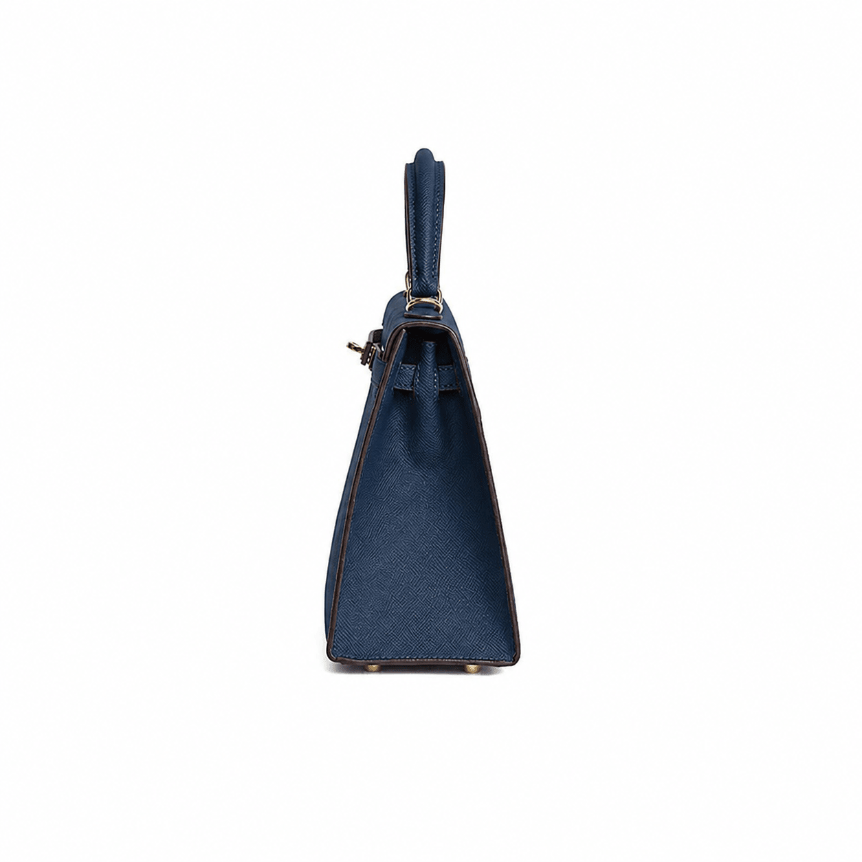 Midnight Blue Structured Top Handle - VVISN