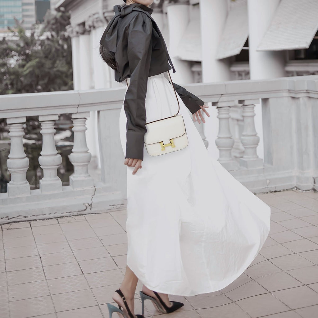 Mini Lychee Grain Cowhide Handbag - VVISN