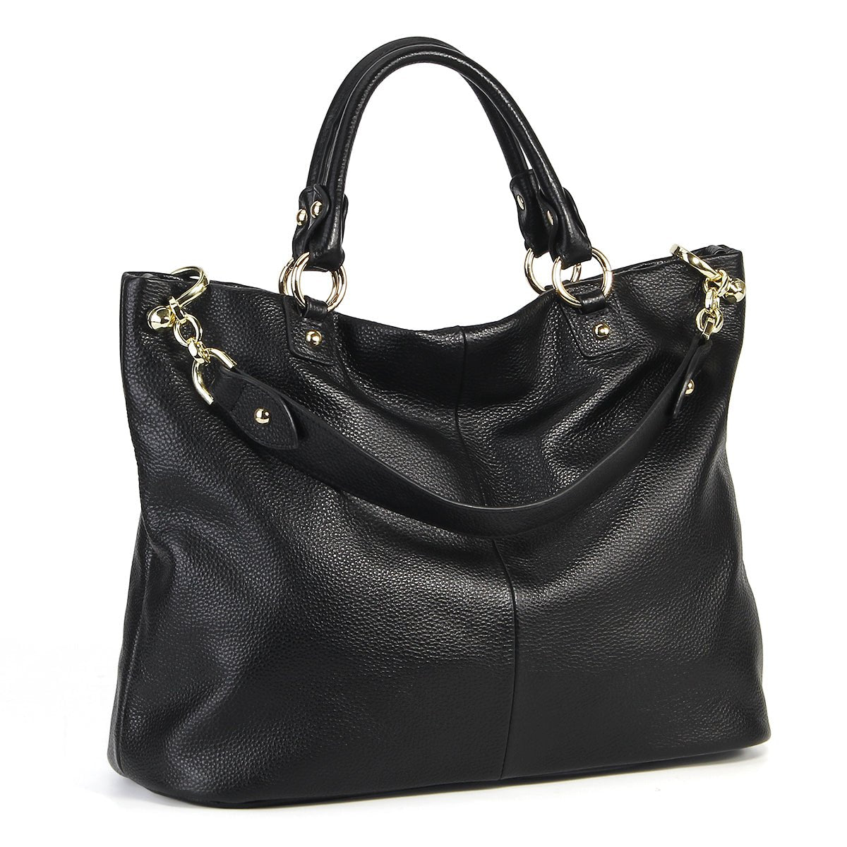 Minimalist Full Grain Leather Large Tote - VVISN