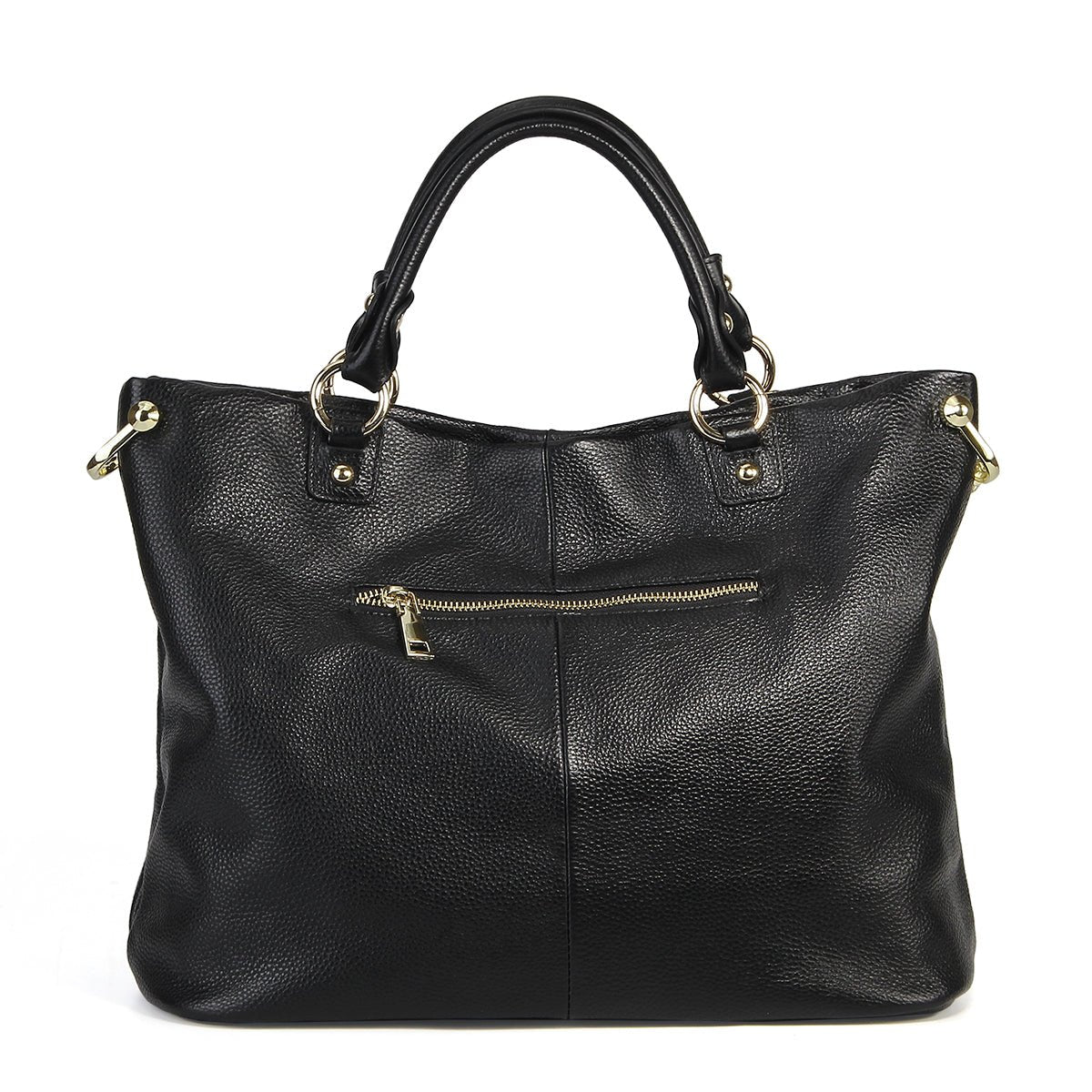 Minimalist Full Grain Leather Large Tote - VVISN