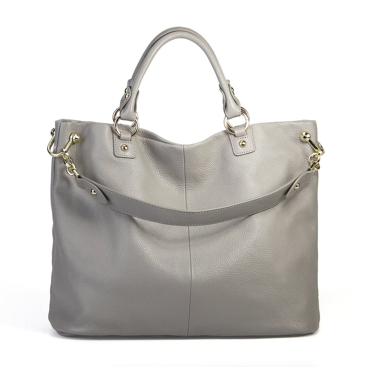 Minimalist Full Grain Leather Large Tote - VVISN