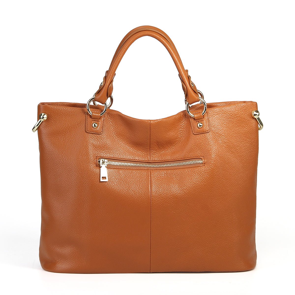 Minimalist Full Grain Leather Large Tote - VVISN