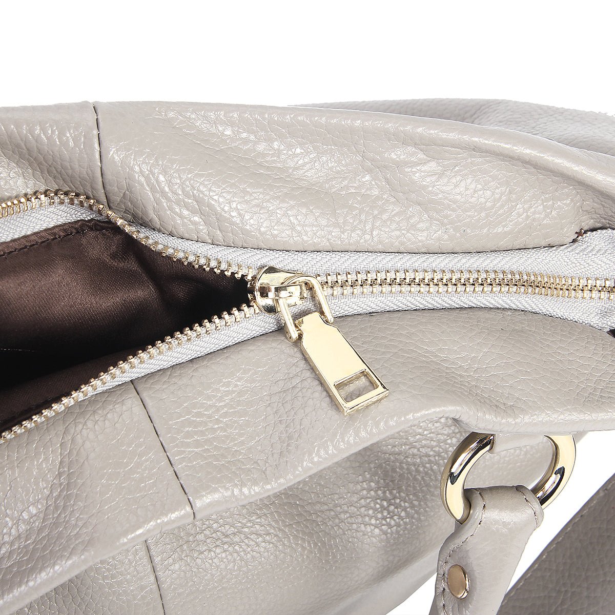 Minimalist Full Grain Leather Large Tote - VVISN