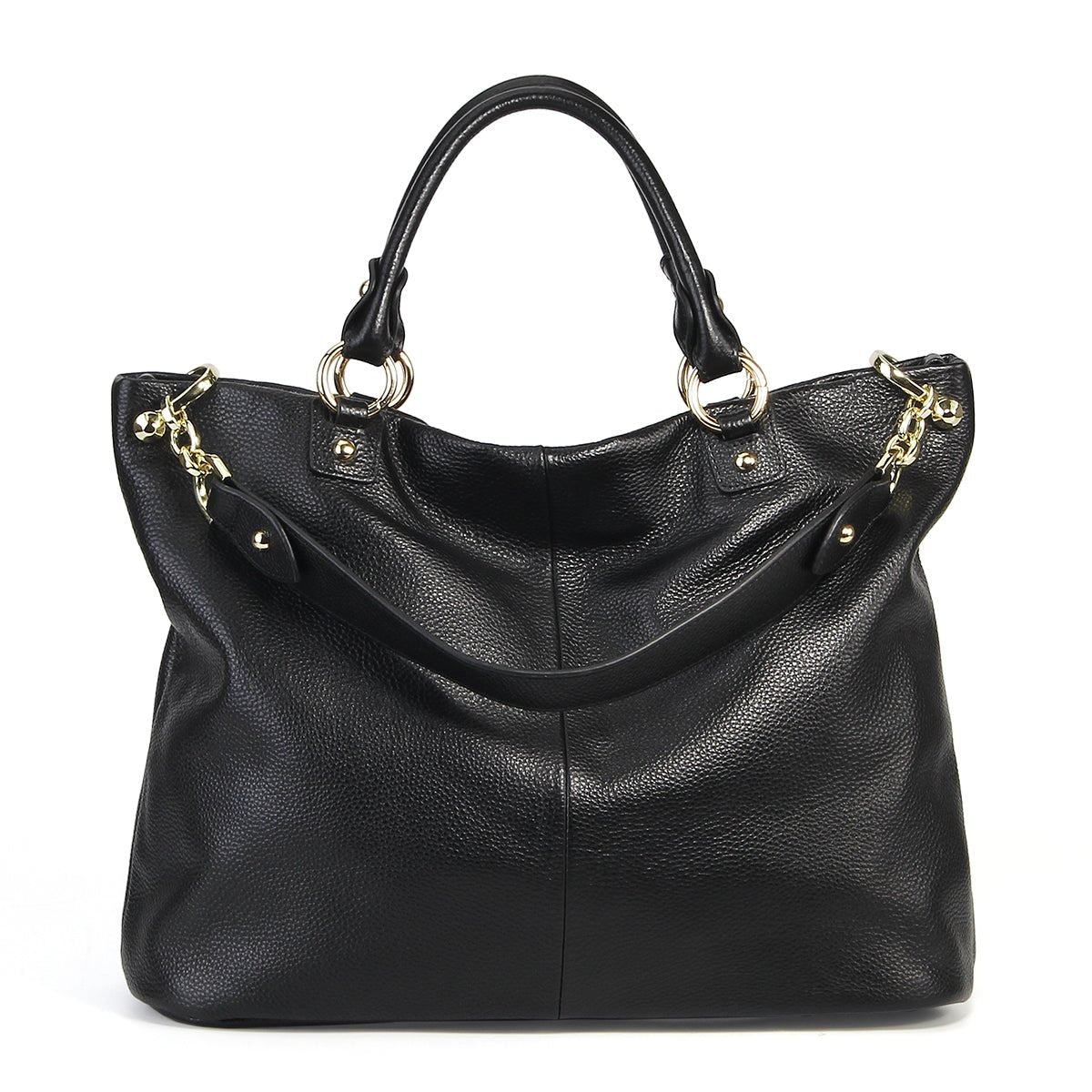 Minimalist Full Grain Leather Large Tote - VVISN