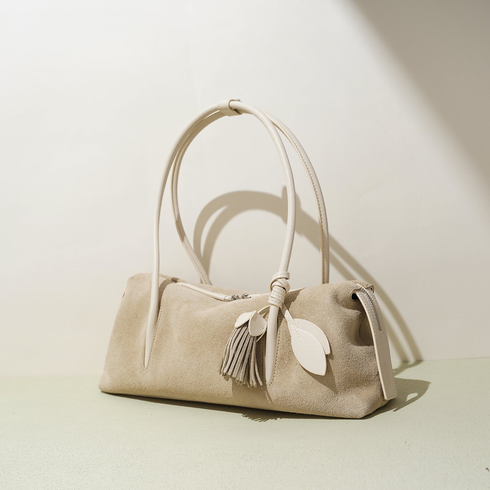 Minimalist Leather Crescent Underarm Bag - VVISN