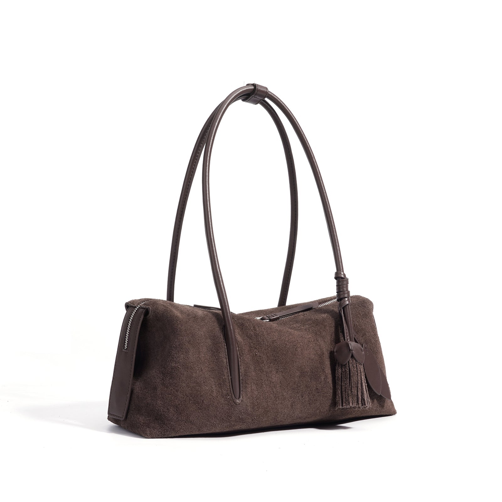 Minimalist Leather Crescent Underarm Bag - VVISN