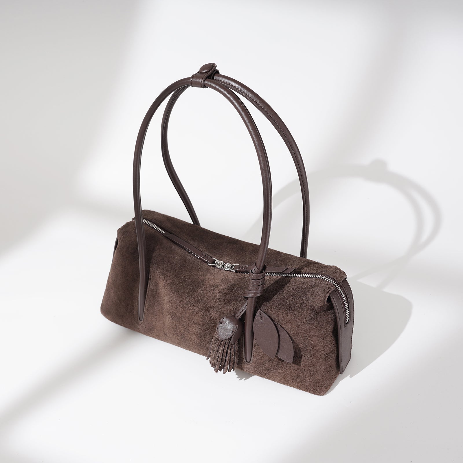 Minimalist Leather Crescent Underarm Bag - VVISN