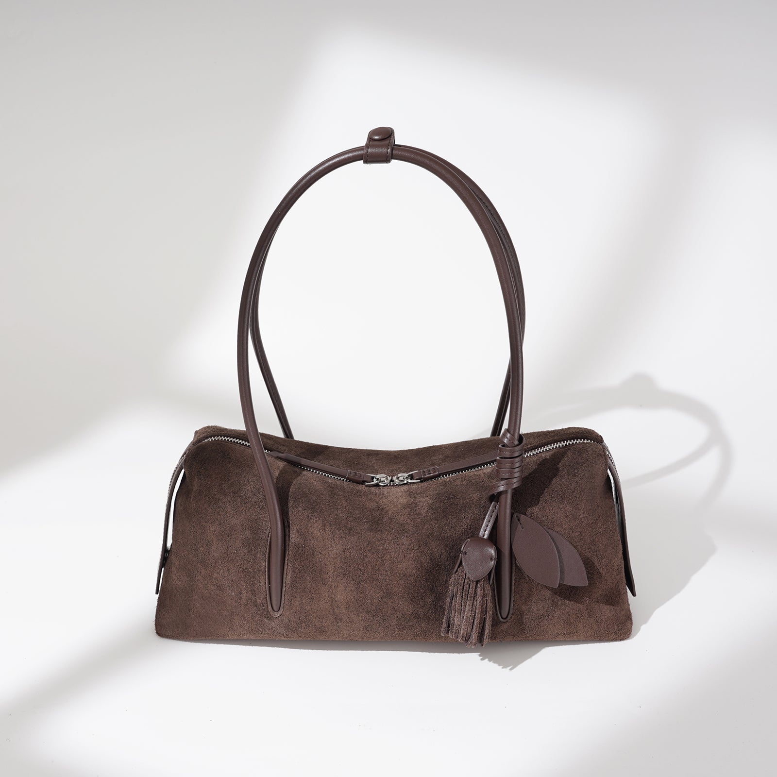 Minimalist Leather Crescent Underarm Bag - VVISN