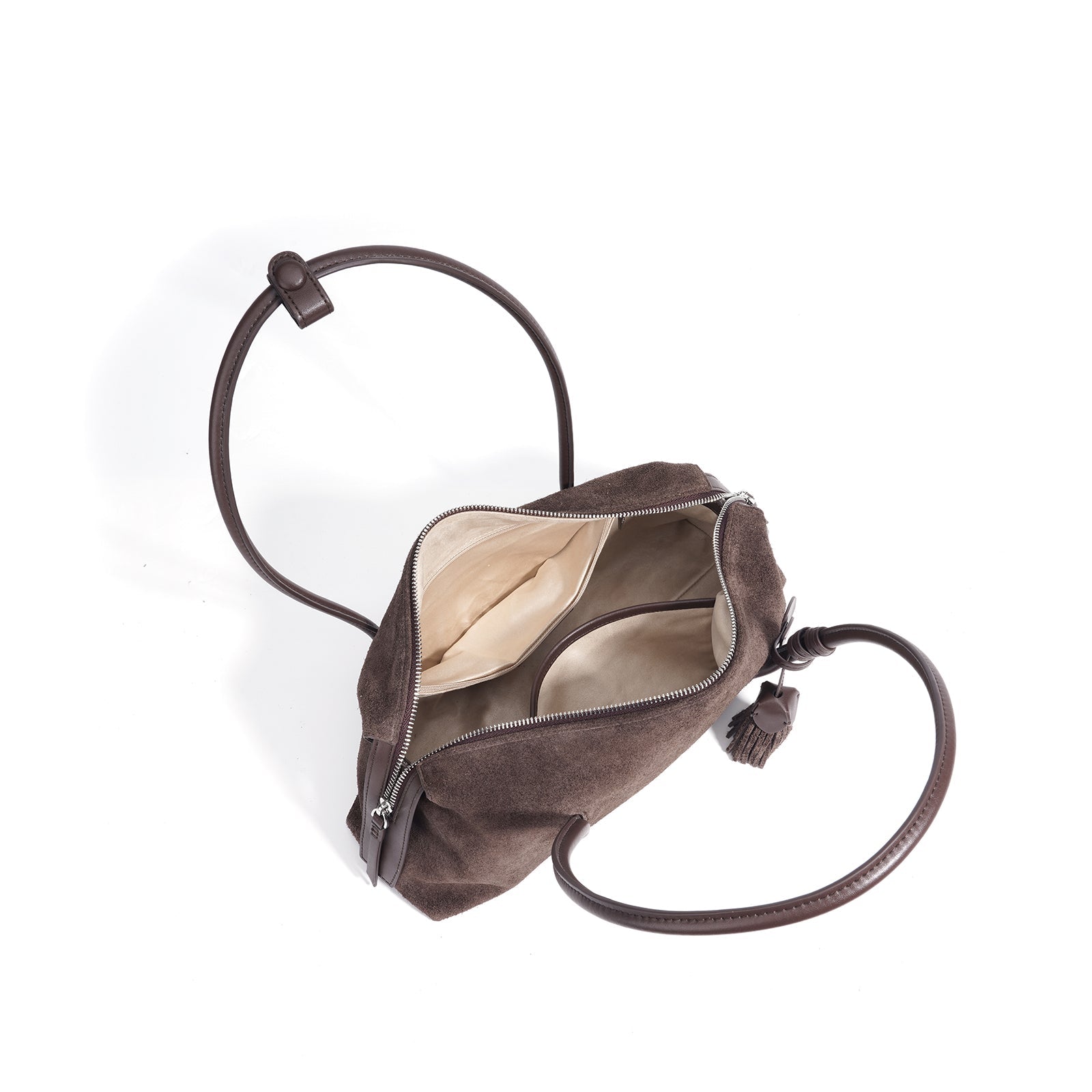 Minimalist Leather Crescent Underarm Bag - VVISN