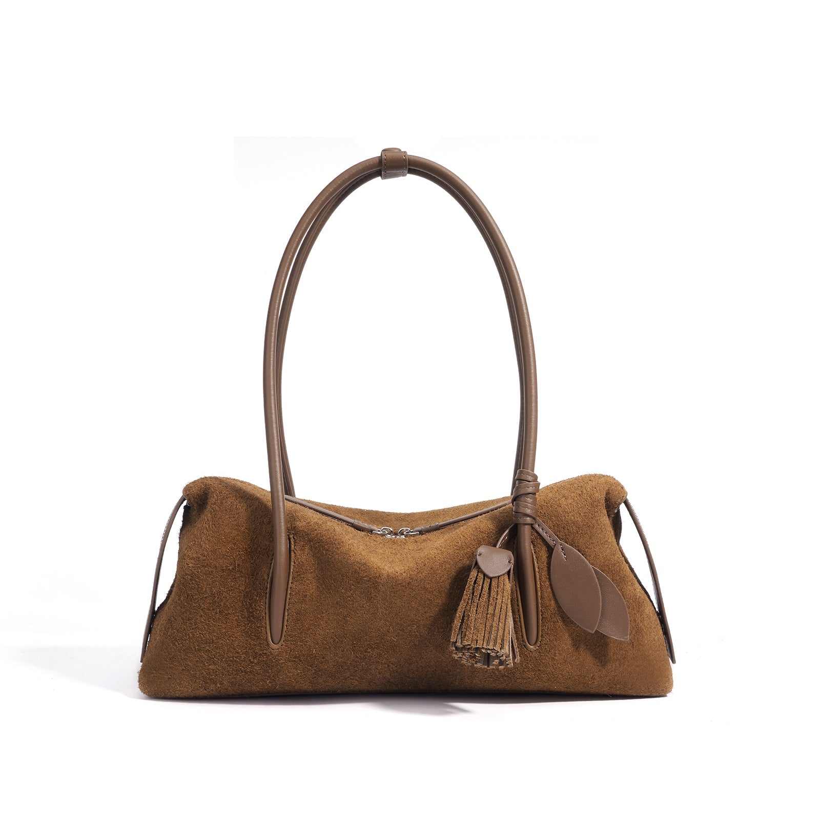 Minimalist Leather Crescent Underarm Bag - VVISN