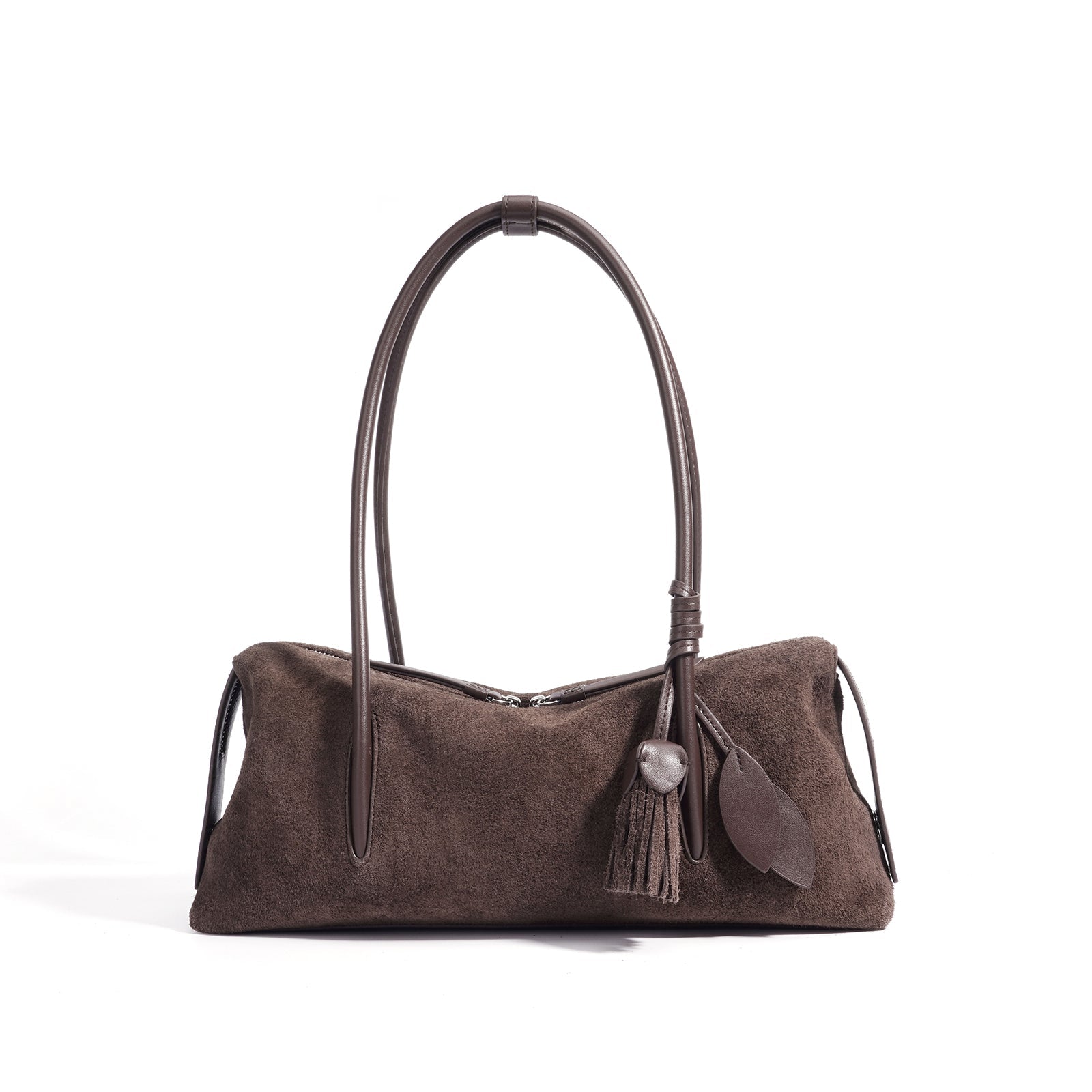 Minimalist Leather Crescent Underarm Bag - VVISN