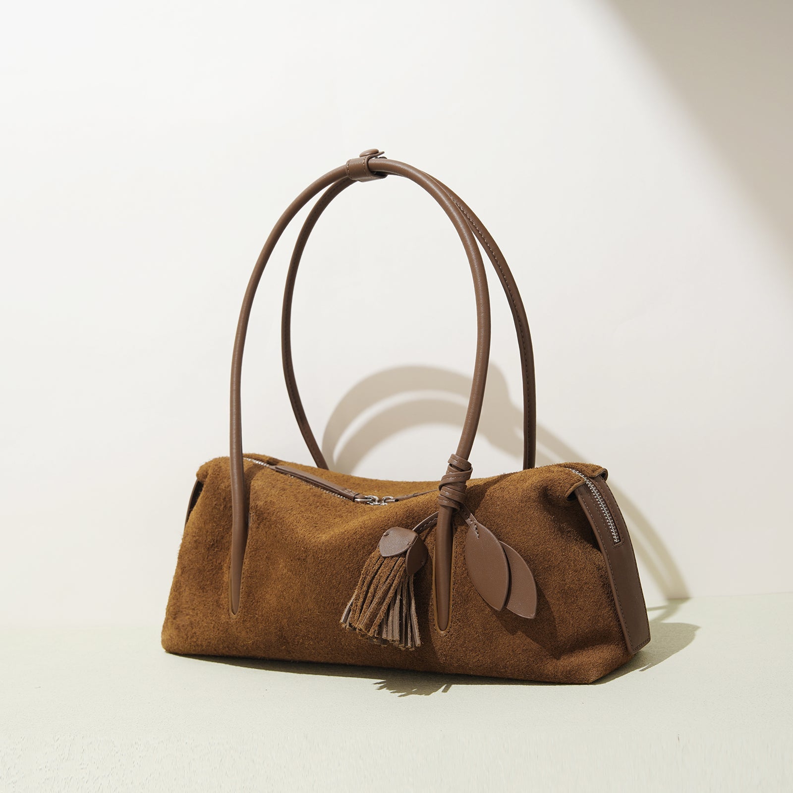 Minimalist Leather Crescent Underarm Bag - VVISN