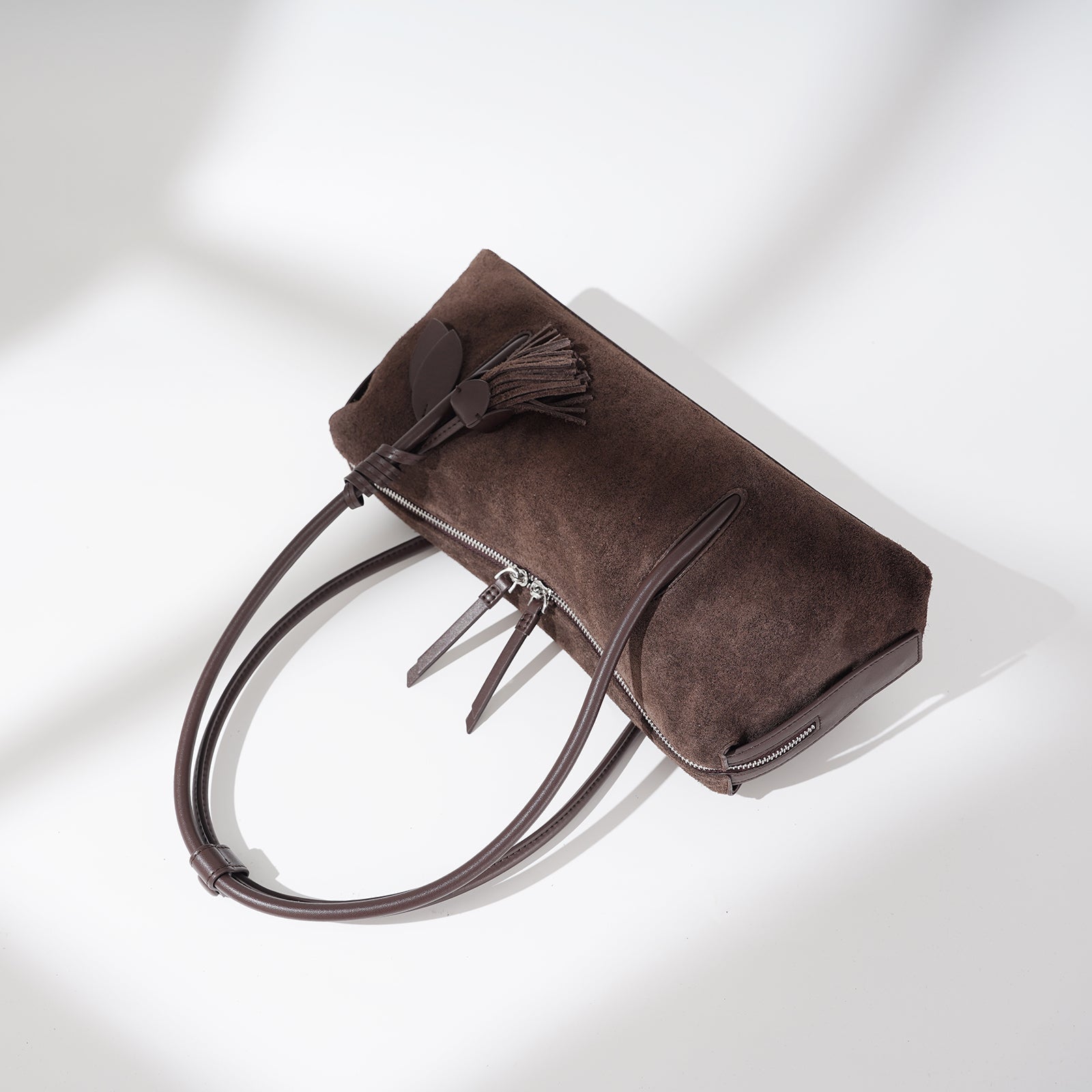 Minimalist Leather Crescent Underarm Bag - VVISN