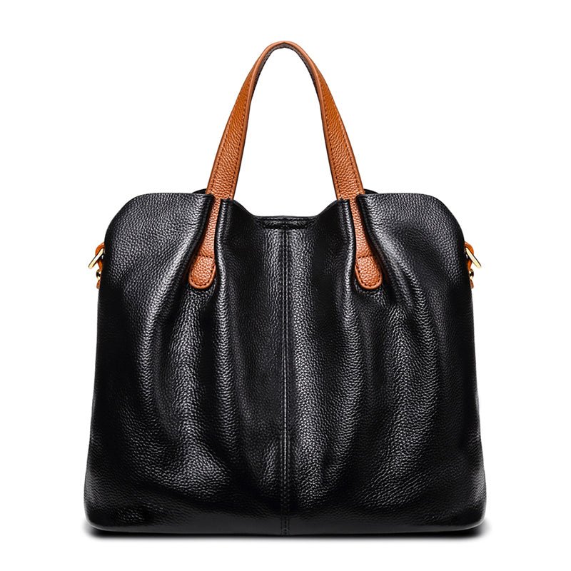 Multi - Function Leather Boston Crossbody - VVISN