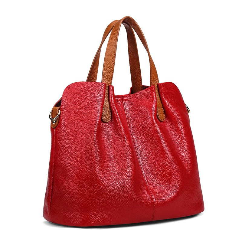 Multi - Function Leather Boston Crossbody - VVISN