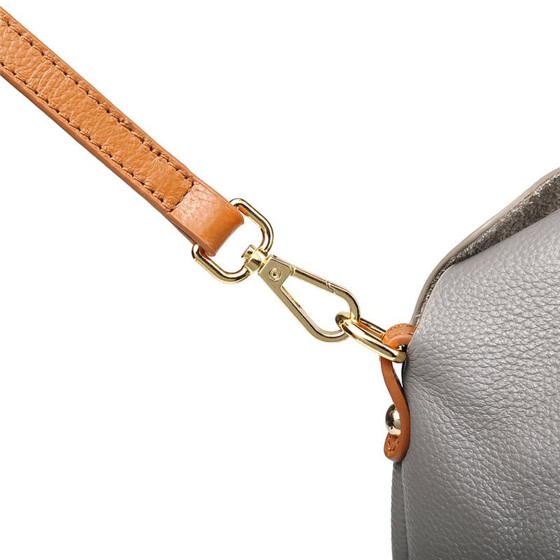 Multi - Function Leather Boston Crossbody - VVISN