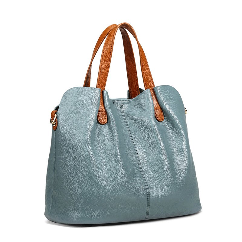Multi - Function Leather Boston Crossbody - VVISN