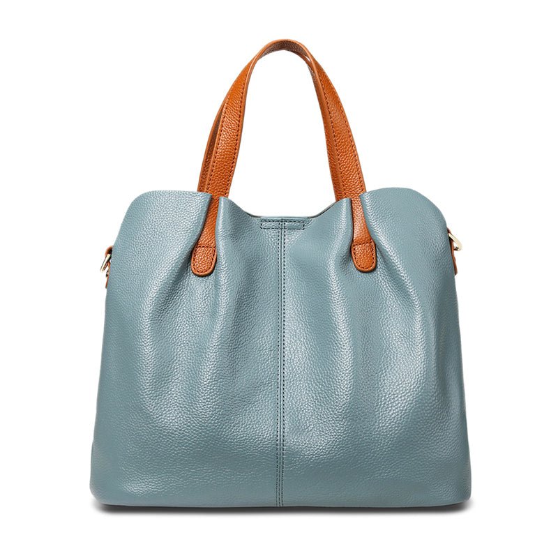 Multi - Function Leather Boston Crossbody - VVISN