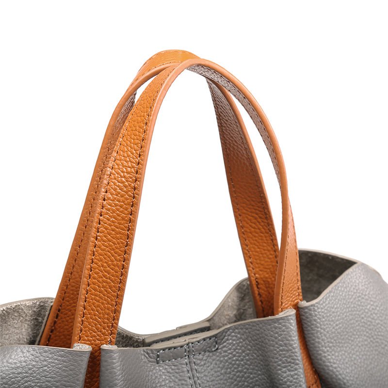 Multi - Function Leather Boston Crossbody - VVISN