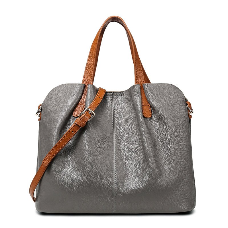 Multi - Function Leather Boston Crossbody - VVISN