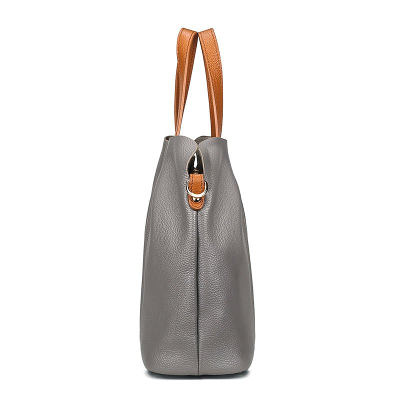 Multi - Function Leather Boston Crossbody - VVISN