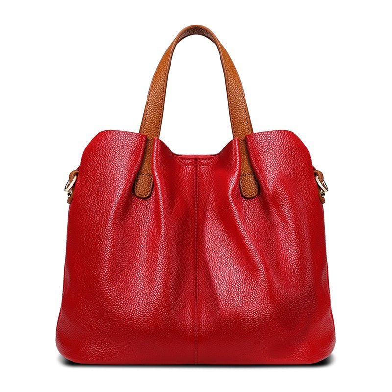 Multi - Function Leather Boston Crossbody - VVISN