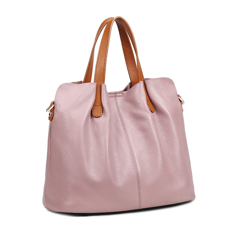 Multi - Function Leather Boston Crossbody - VVISN