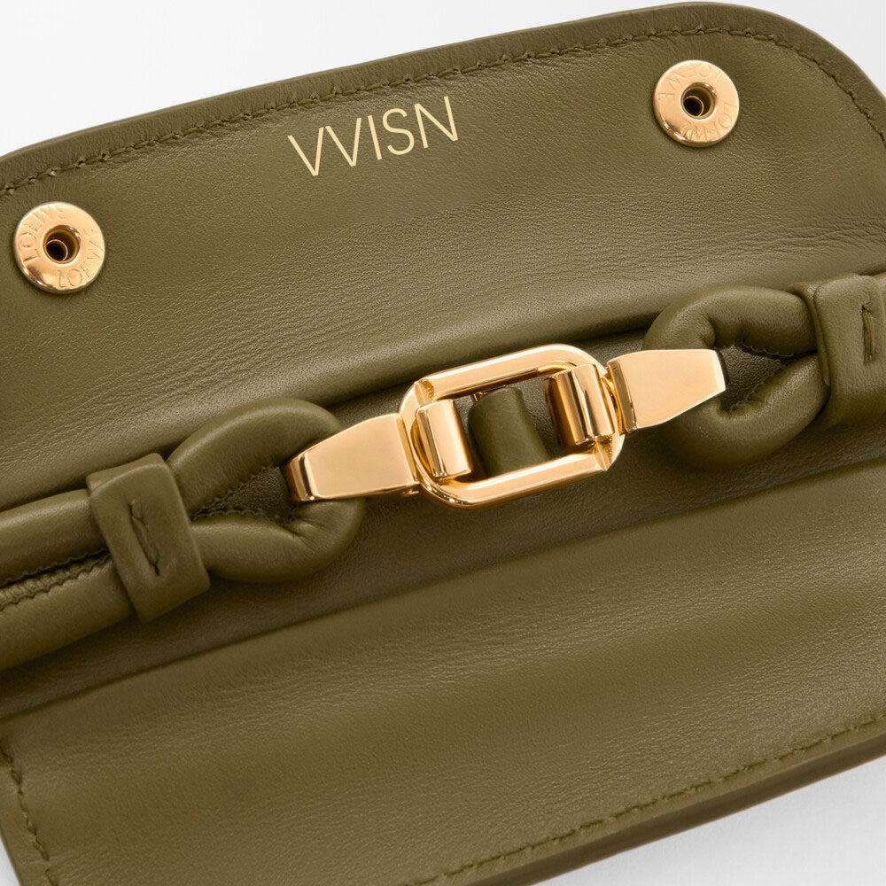 Olive Supple Calfskin Madrid Trapeze Bag - VVISN