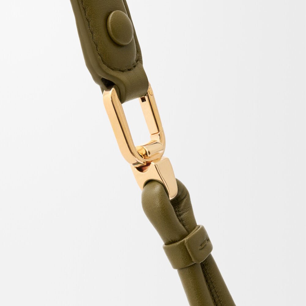 Olive Supple Calfskin Madrid Trapeze Bag - VVISN