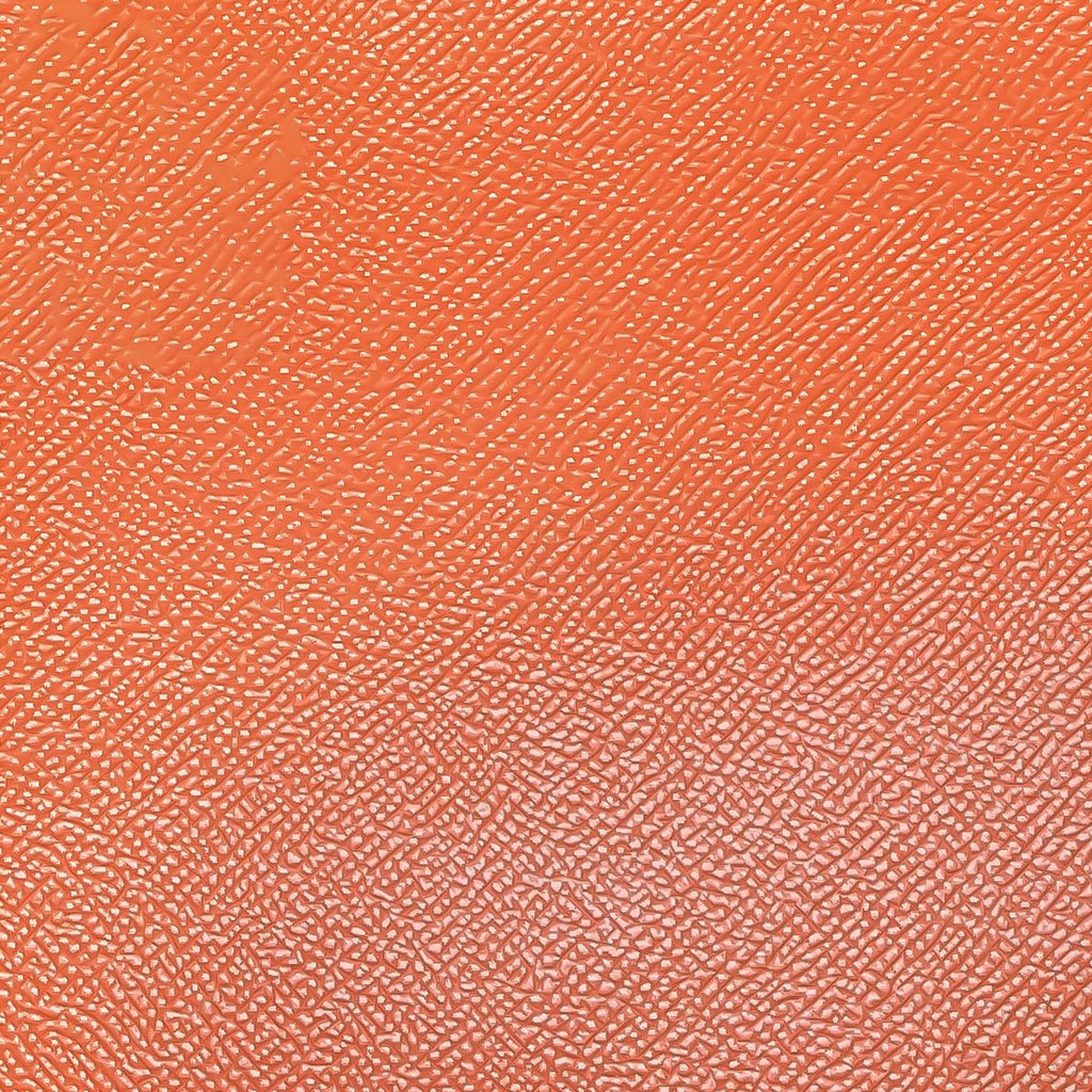 Orange Palm Grain Leather Bamboo Tote - VVISN