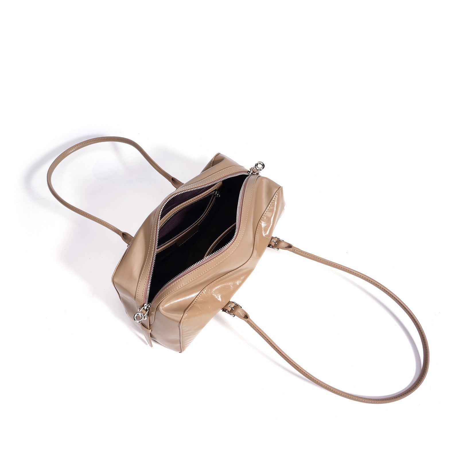 Patent Leather East West Shoulder Bag - VVISN