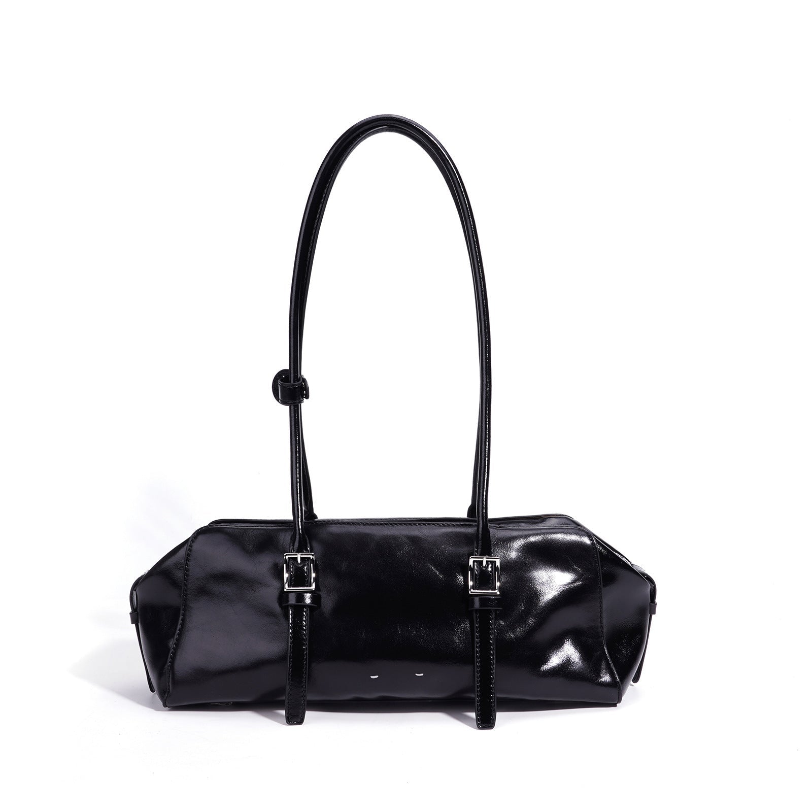 Patent Leather East West Shoulder Bag - VVISN