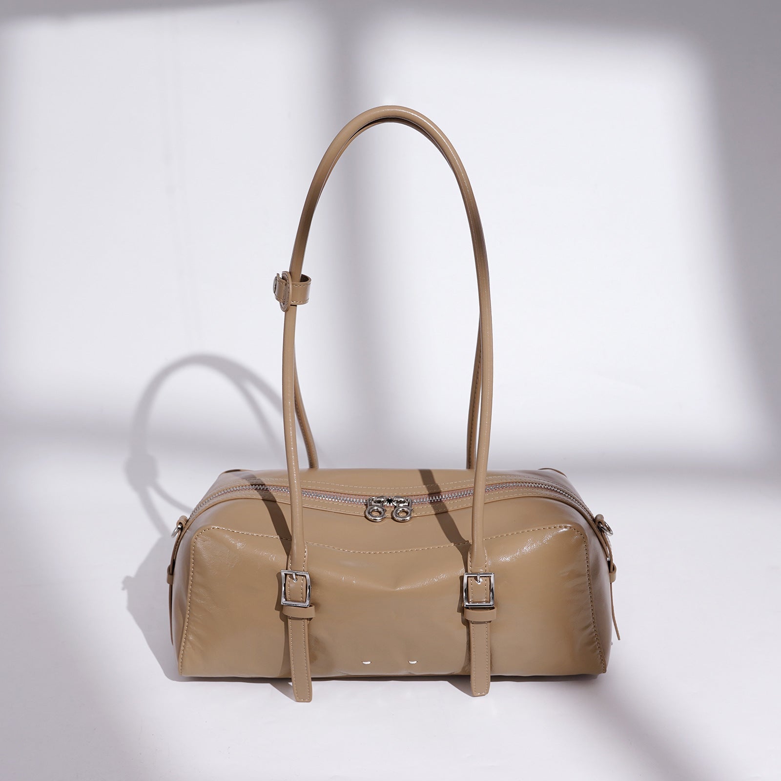 Patent Leather East West Shoulder Bag - VVISN