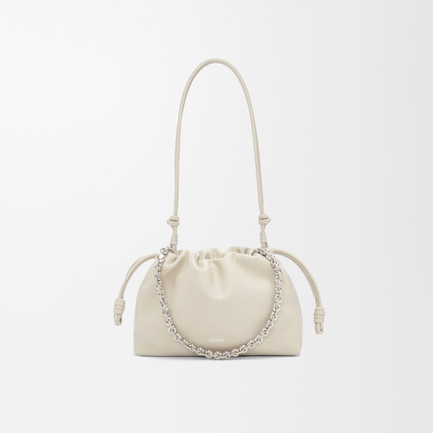 Sea Salt Nappa Leather Flamenco Purse - VVISN