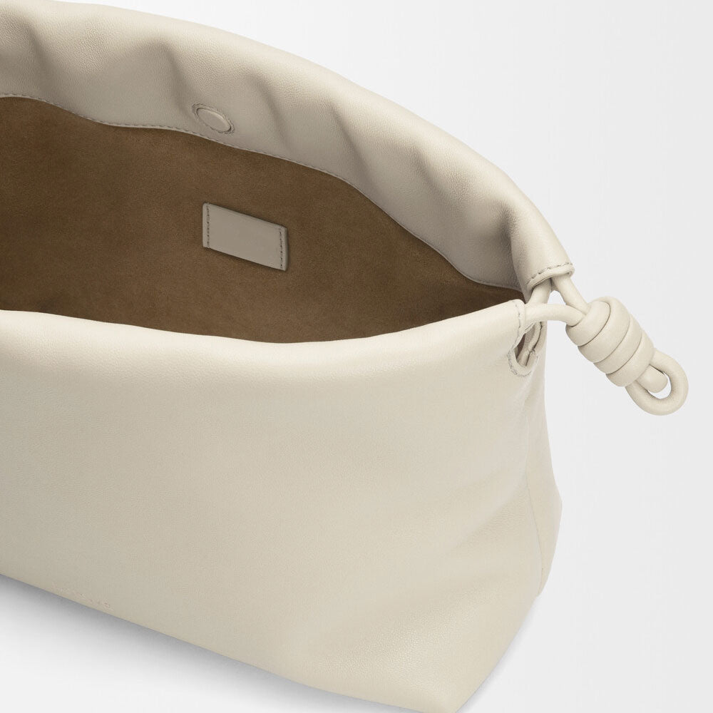 Sea Salt Nappa Leather Flamenco Purse - VVISN