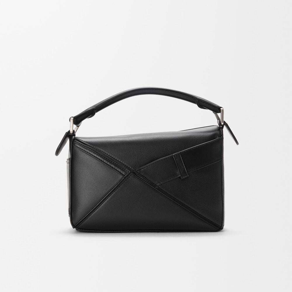 Shiny Calfskin Puzzle Shoulder Bag - VVISN