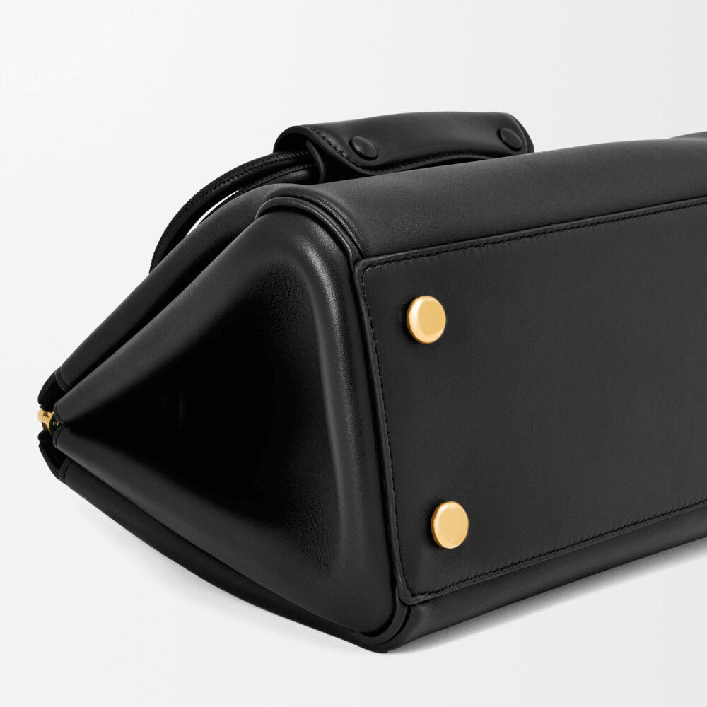 Small Madrid bag in supple calfskin Black - VVISN