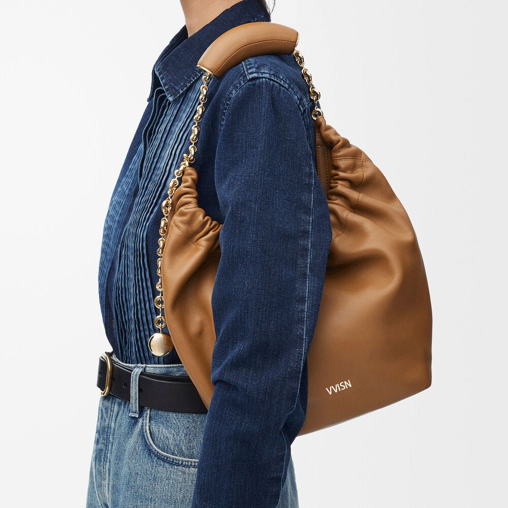 Small Squeeze bag in mellow nappa lambskin - VVISN