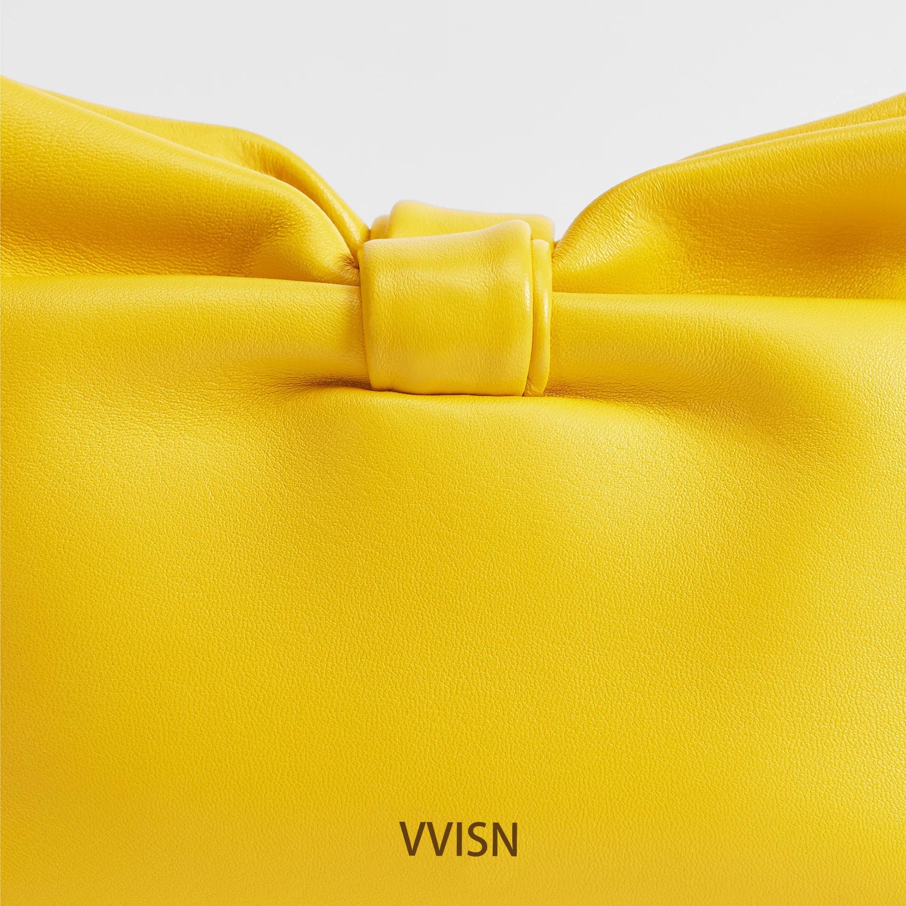 Small Supple Lambskin Bow - Shaped Bag - VVISN