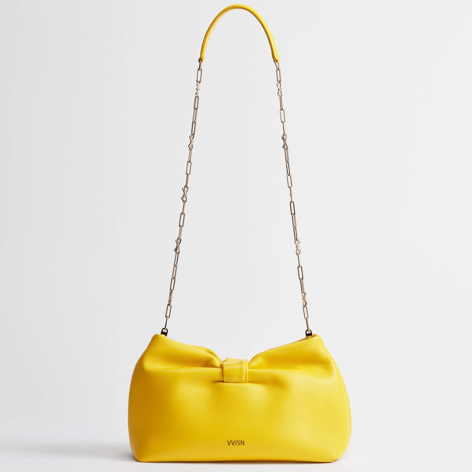 Small Supple Lambskin Bow - Shaped Bag - VVISN