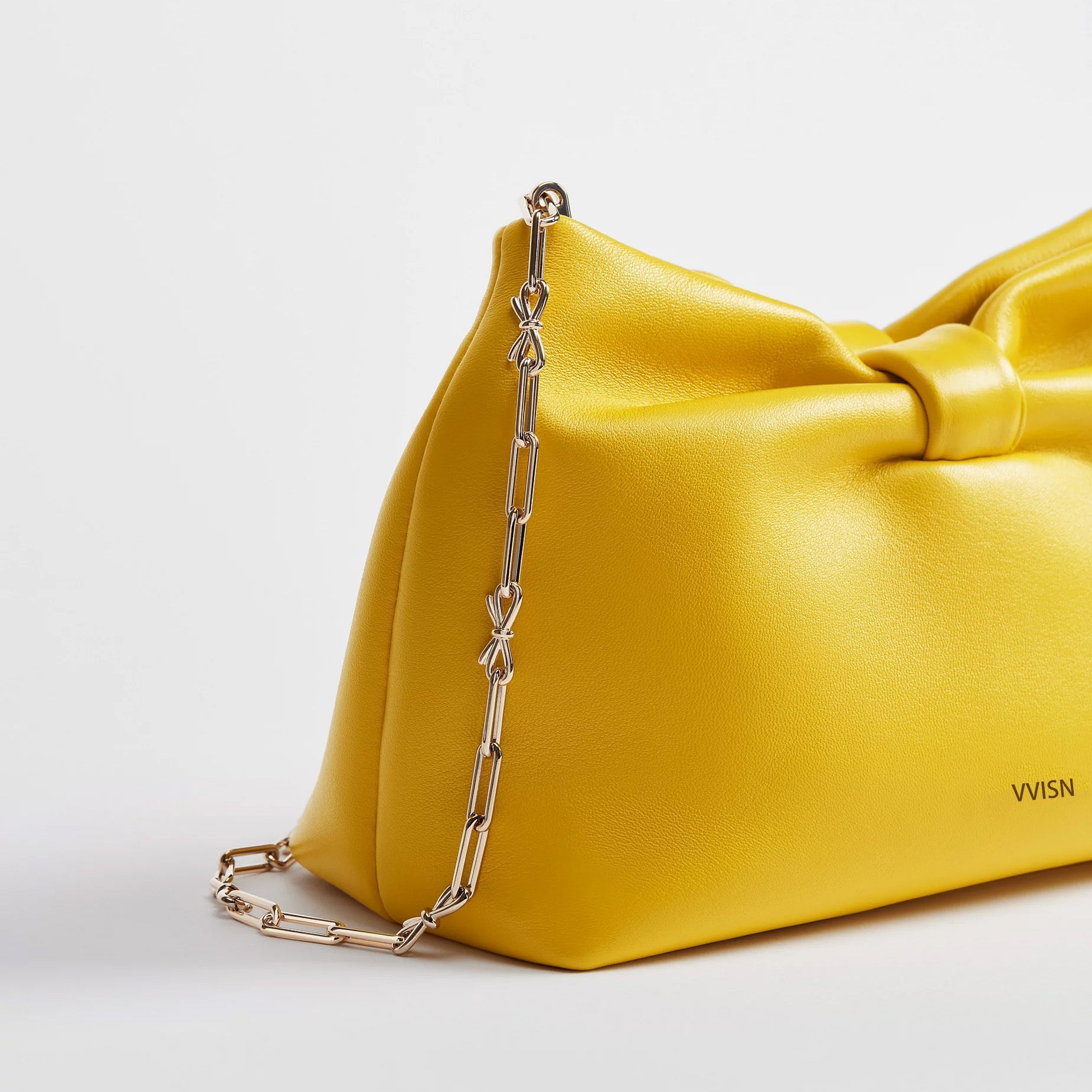 Small Supple Lambskin Bow - Shaped Bag - VVISN