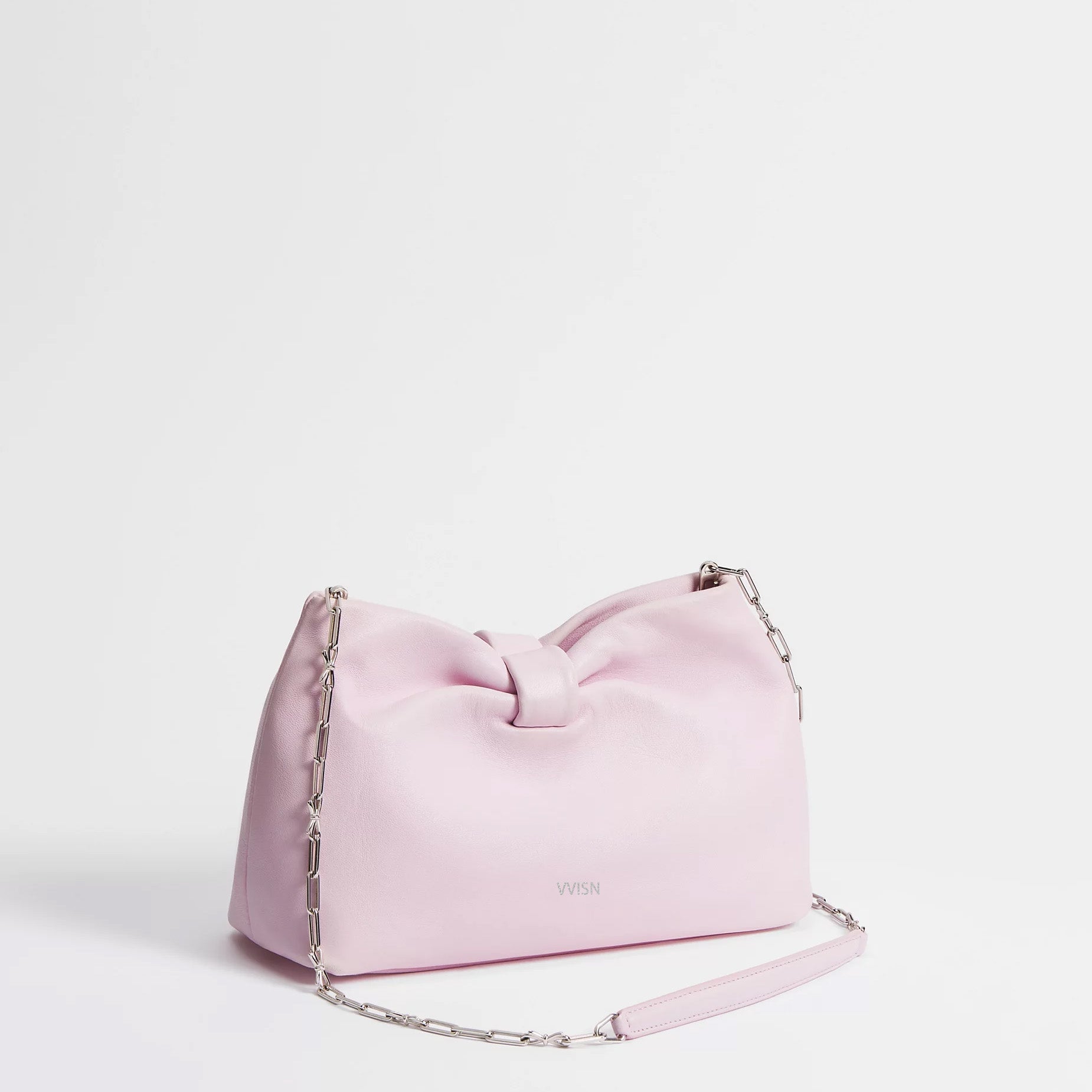 Small Supple Lambskin Bow Shoulder Bag - VVISN